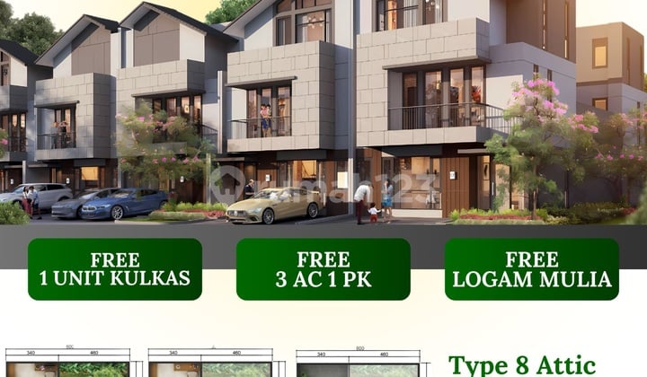 Rumah Tipe Onix Attic Room