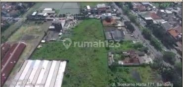 TANAH DI JALAN SOEKARNO HATTA Cocok untuk Apartemen, Mall, Perumahan, Cluster dll