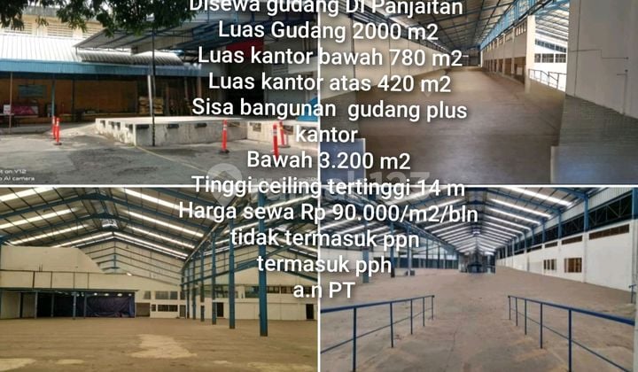 Gudang Disewa di Cawang Jaktim Dekat Universita Kristen Indonesia Kereta Cepat Halim LRT Cawang Pool Bluebird Tol Halim