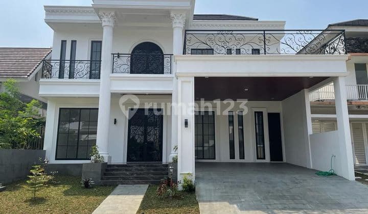 RUMAH BARU 2 LANTAI, DENGAN KOLAM RENANG, SIAP HUNI. BAGUS