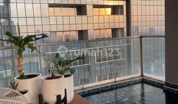 Apartemen Private Pool Anandamaya Residences 4 Kamar Tidur (tower 1 Type A