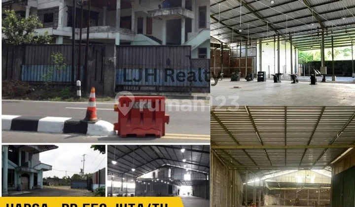 Gudang Luas Standar Cor Beton Jl Raya Wates km 8.3m