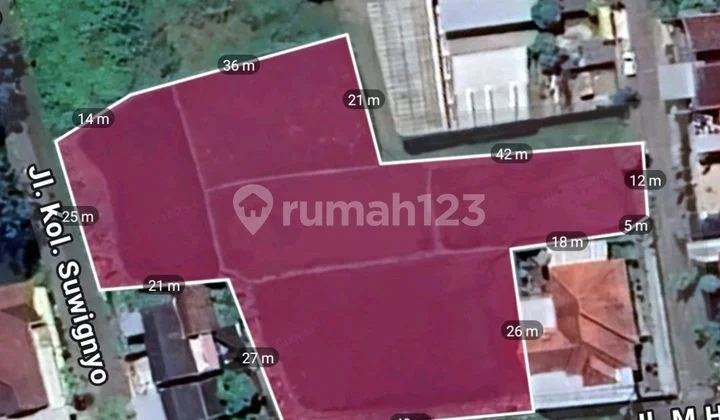 Land on Jalan Mh Thamrin, Tompokersan, Lumajang Land on Jalan Mh Thamrin, Tompokersan, Lumajang