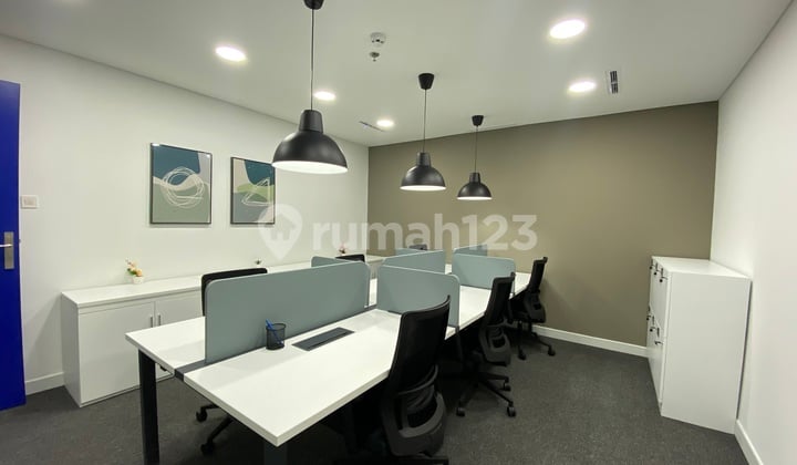 Sewa Kantor Unit Furnished 4 Pax di Menara Caraka Mega Kuningan