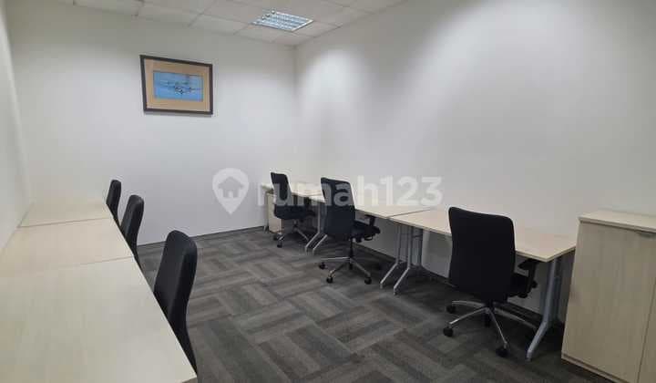 Unit Office Furnished for 6 People in Cyber 2 Area, Kuningan, Near LRT