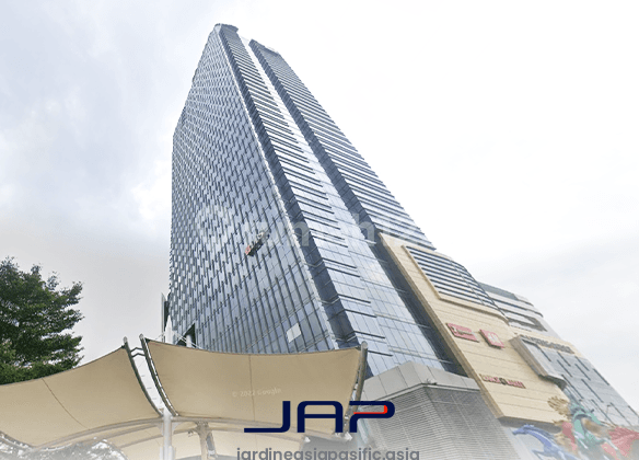 For Rent Office DBS Tower 174m2 Bare Area Kuningan Strategic Location