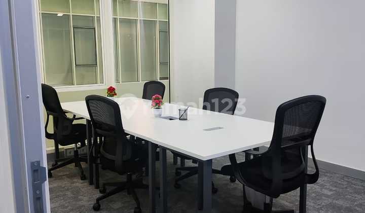 Kantor Furnished 6 Pax di Wisma Bca Bsd Tangerang