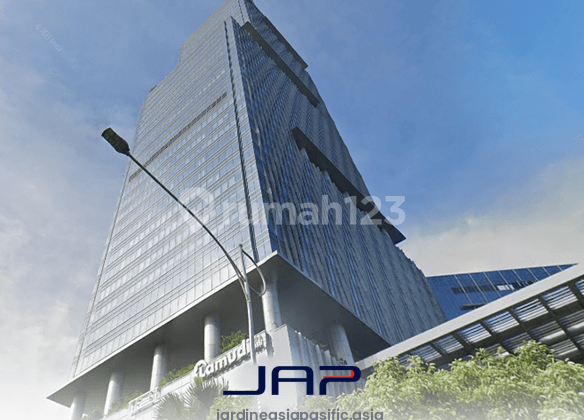 Office for Rent Capital Place 119m2 Bare Area Gatot Subroto Near Toll Road