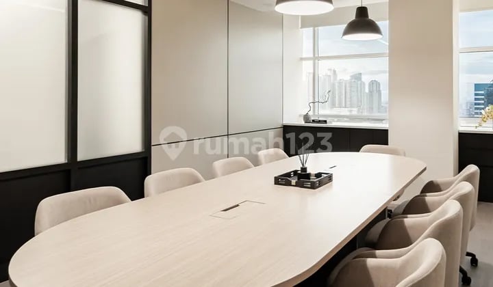 Sewa Kantor Unit Furnished 3 Pax di Menara Citicon Jakarta Barat