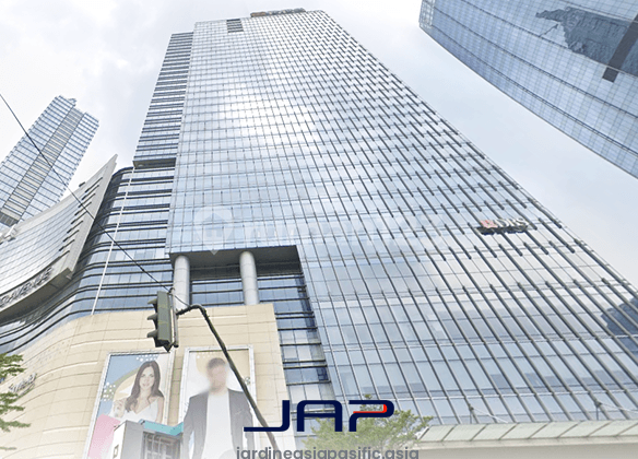 Office Rental DBS Tower 174m2 Bare Area Kuningan Strategic Location