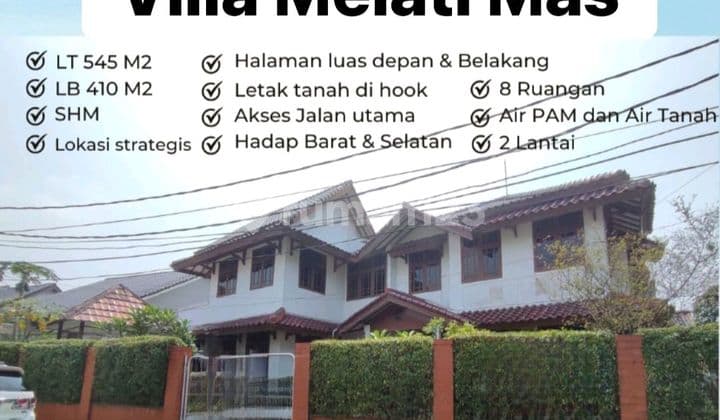 2-Story House for Sale in Serpong, Villa Melati Mas