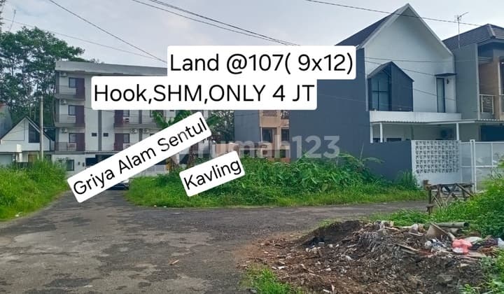 Kavling Murah Sertifikat Hook Griya Alam Sentul City Bogor