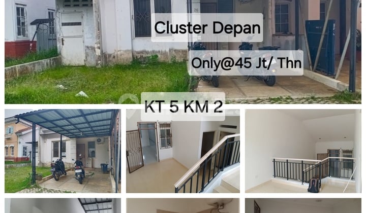 Rumah 5 Kamar Cluster Depan Sentul City Bogor