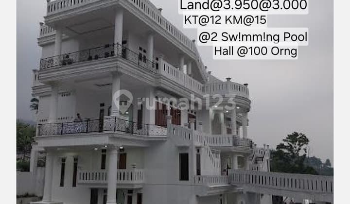 Affordable Villa 2 Swimming Pools Best View Cijeruk Bogor