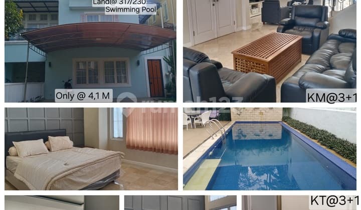 3-Story Furnished House Sentul City Bogor