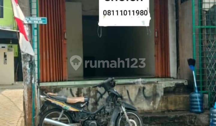 Ruko Murah Meriah Pinggir Jl Irigasi Sipon Cipondoh