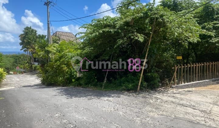 Dijual Tanah Ocean View & Akses Ungasan, Kuta Selatan LT 265 M2