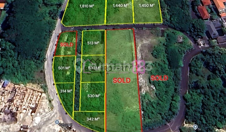 Dijual Tanah Strategis Siap Bangun di Kompleks Elite Kampial Nusa Dua