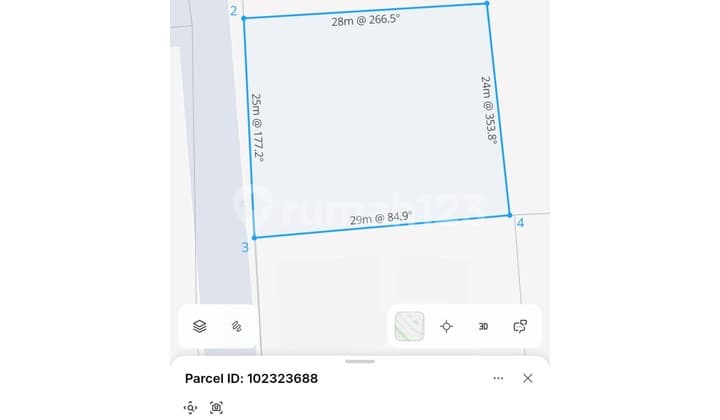 For Sale: Ocean & Toll View Land in Ungasan, Bali – Land Size 690m²