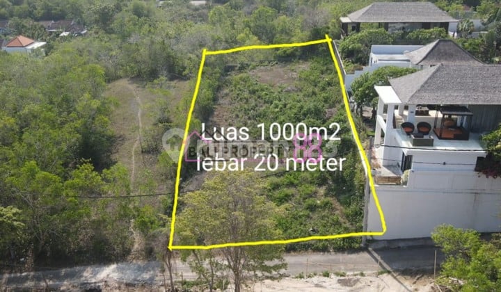 For Sale Potential Land with Sea View Near Melasti Beach | in Ungasan 1000 M2 LT