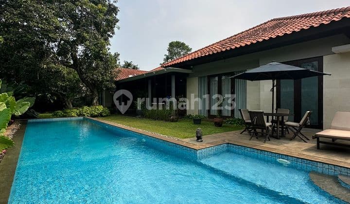 For Sale Kemang Designed By Yori Antar Single-Story Building, Spacious Yard