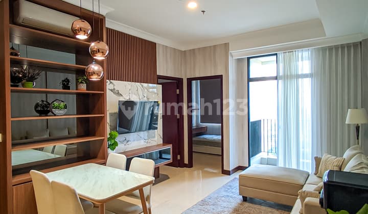 Apartemen Permata Hijau Suites 2 Bedroom Furnished Di Kebayoran Lama, Dekat Senayan Jakarta Selatan