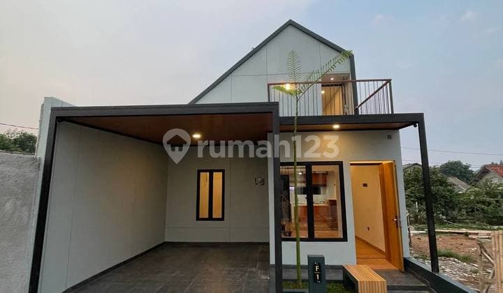 Rumah Baru Furnished Dekat Tol Pamulang Terlaris Lengkap Rooftop