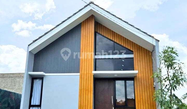 Rumah aesthetic jalan besar fasilitas lengkap 10 menit stasiun