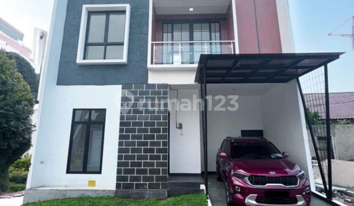 House with Scandinavian Concept and Strategic Access: 5 Minutes to LRT Cibubur & Toll Road