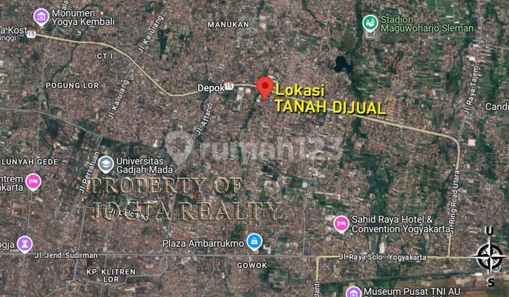 DIJUAL CEPAT TANAH DEKAT PAKUWON MALL CONDONG CATUR SLEMAN JOGJA