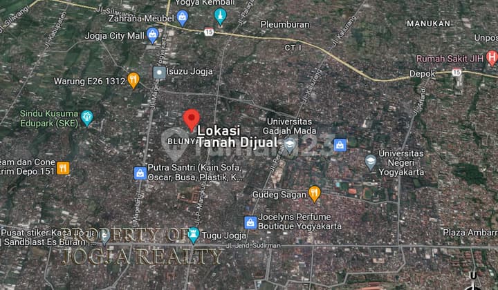 DIJUAL TANAH MURAH SINDUADI SLEMAN JOGJA DEKAT UGM YOGYAKARTA