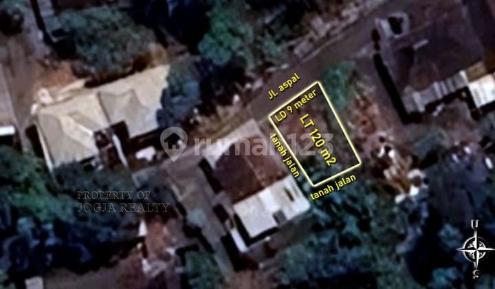 TANAH SHM PEKARANGAN DIJUAL DEKAT PPPG DAN KAMPUS UII JAKAL