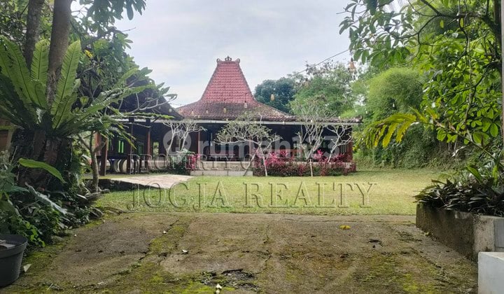 DIJUAL VILLA ETNIK JAWA TANAH LUAS CANGKRINGAN SLEMAN YOGYAKARTA