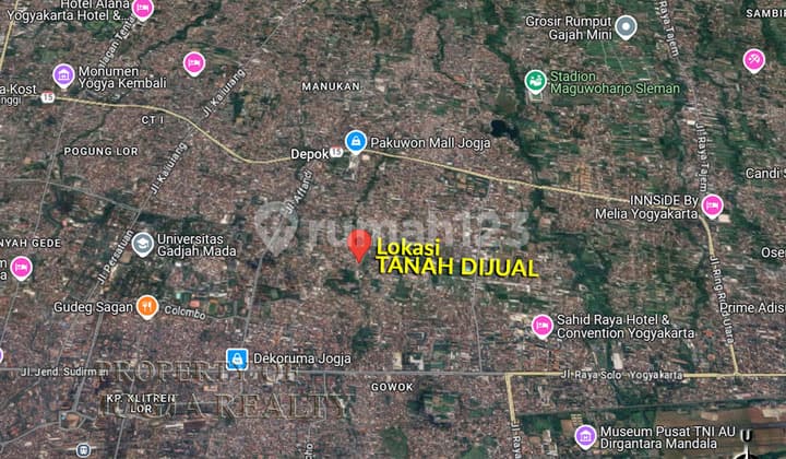 TANAH MURAH DEKAT KAMPUS MALL SETURAN CONDONGCATUR SLEMAN JOGJA