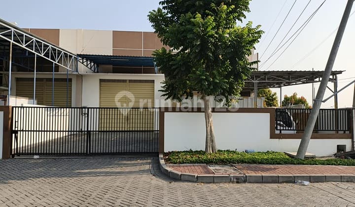 Gudang Baru Gres Lantai Epoxy Ada Mezanine Lingkar Timur Sidoarjo