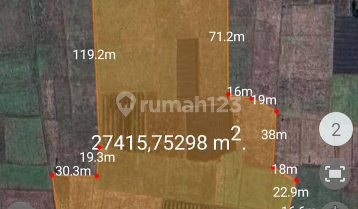 Tanah SHM Murah Kawasan Industri Nol Jl Raya Besar Nganjuk