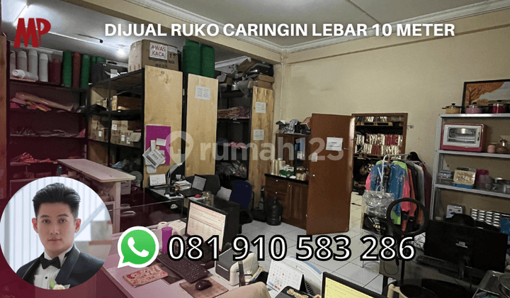 For Sale: 10-Meter Wide Shop House in Caringin