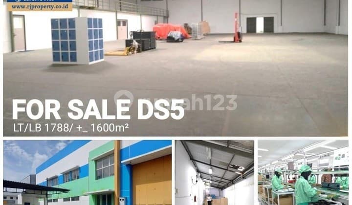 Dijual Pabrik atau Gudang Kawasan Industri Delta Silicon Lippo Cikarang Ds5k25yl