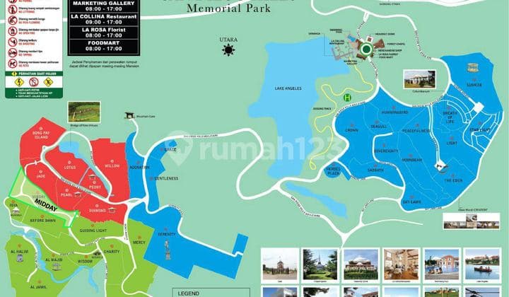 Dijual Midday Mansion Tanah Makam Muslim San Diego Hills Karawang