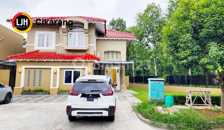 Sewa Rumah Siap Huni 4+1 KT Posisi Pojok Menteng Lippo Cikarang