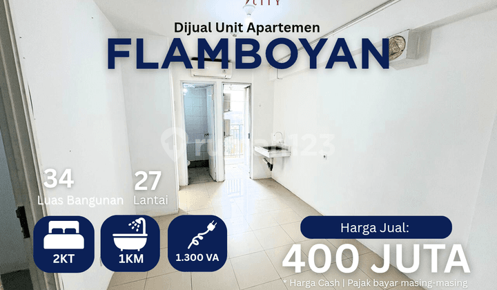 Jual 2br Tower Flamboyan Apartemen Bassura City Call Maula