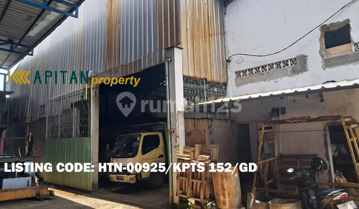 Warehouse for Sale with SHM Certificate, Jl. Pipa - Kosambi Dadap, Tangerang