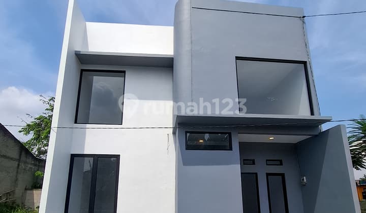 For Sale New Santorini House Taman Sari Gunung Sindur Near Bsd