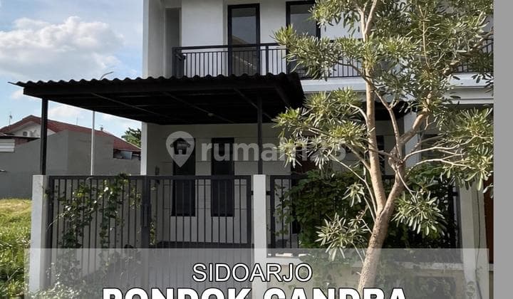Rumah Baru 2 Lantai di Pondok Candra Dekat Akses ke Uin 2 Surabaya