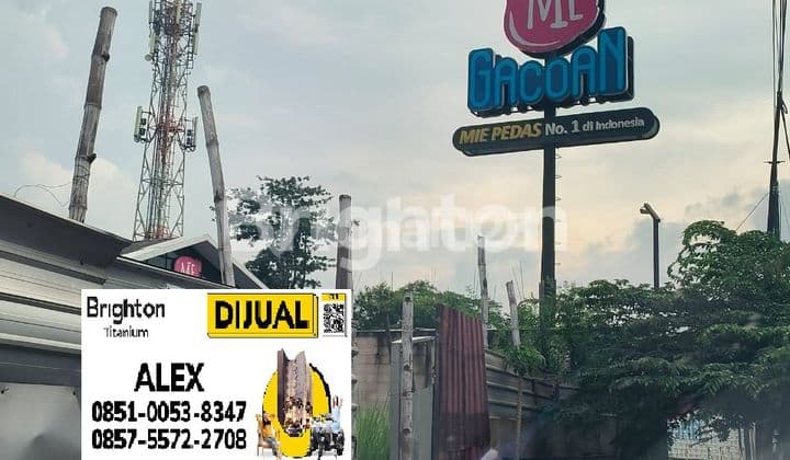 lahan di krian sebelah mie gacoan