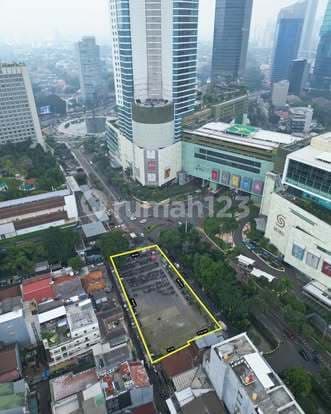 FOR SALE TANAH KOMERSIAL AREA BUNDARAN HI THAMRIN DEKAT PLAZA & GRAND INDONESIA JARANG ADA