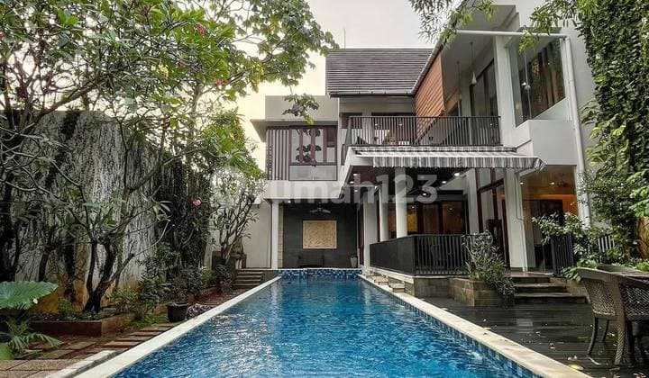FOR SALE PERMATA HIJAU MODERN TROPICAL DESIGN HOUSE READY TO OCCUPY