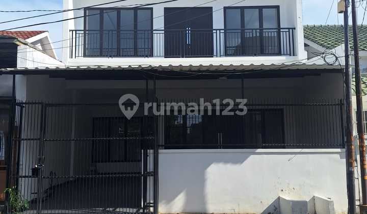 Citra 5, Jakbar..Dijual Rumah Baru Minimalis 2 Lt, Setengah Tusuk Sate, Row Jln 2 Mbl, PLN 3500W, Air Pam, Shm.-4N9