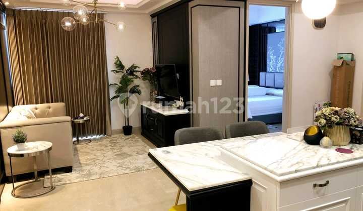 Apartemen One Icon Tp 6 Furnish Mewah Marmer 2 BR Lantai 22 City