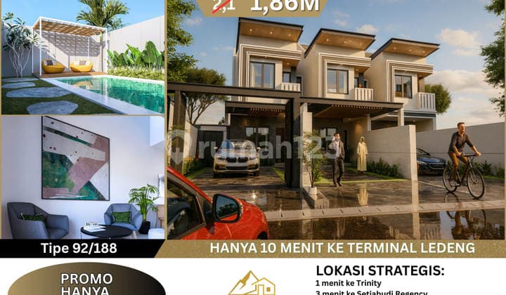 Jual Rumah Gaya American Classic Dekat Pondok Hijau Gegerkalong Setiabudi Mainroad Sersan Bajuri Lembang